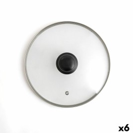 Капак за Тиган Quid Renova Прозрачен Cтъкло Ø 26 cm (6 броя)