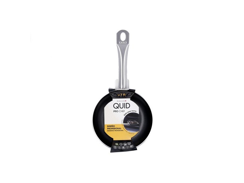 Тиган Quid Pro Chef Черен Метал Ø 18 cm (6 броя)