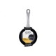 Тиган Quid Pro Chef Черен Метал Ø 18 cm (6 броя)