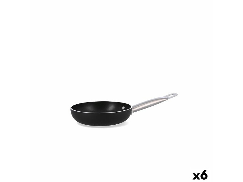 Тиган Quid Pro Chef Черен Метал Ø 18 cm (6 броя)