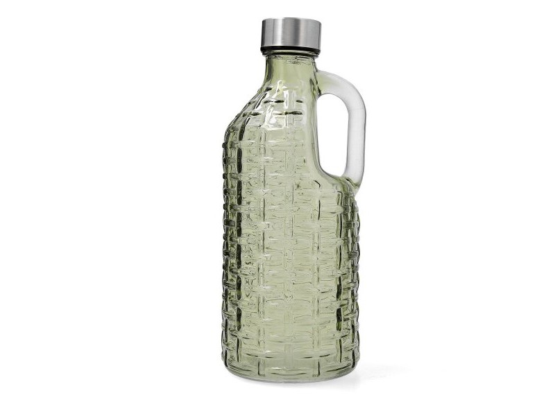 Бутилка за вода Quid Calypso Зелен Cтъкло 1 L (12 броя)