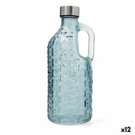 Бутилка за вода Quid Calypso Син Cтъкло 1 L (12 броя)
