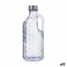 Бутилка за вода Quid Calypso Прозрачен Cтъкло 1 L (12 броя)
