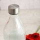 Бутилка за вода Quid Maison Сив Cтъкло 1 L (12 броя)