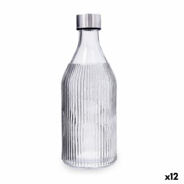 Бутилка за вода Quid Maison Сив Cтъкло 1 L (12 броя)