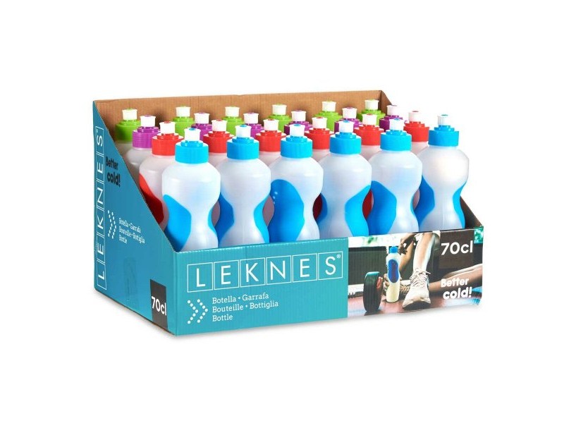 Бутилка за вода Leknes полиетилен 700 ml (24 броя)