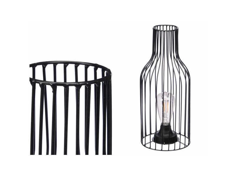 Настолна лампа Gift Decor Черен Бутилка (6 броя)