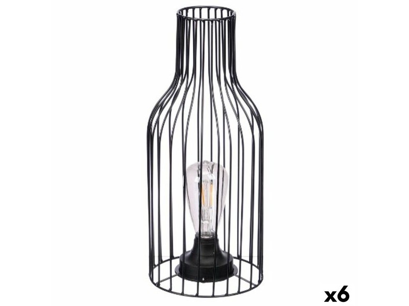 Настолна лампа Gift Decor Черен Бутилка (6 броя)