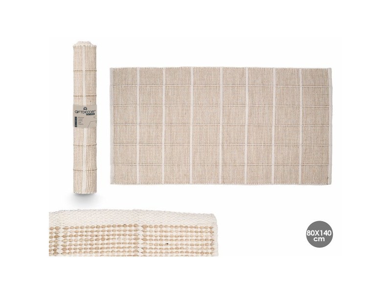 Килим Gift Decor Бежов Картини 140 x 80 cm (6 броя) Килим Gift Decor Бежов Картини 140 x 80 cm (6 броя)
