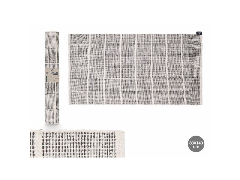 Килим Gift Decor Сив Картини 140 x 80 cm (6 броя)