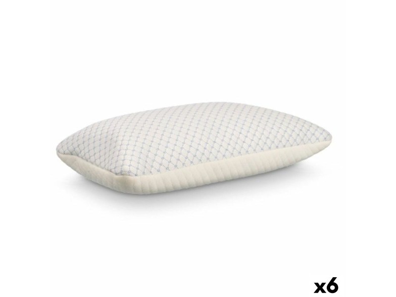Възглавница от мемори пяна Gift Decor Бял 70 x 15 x 40 cm Освежаващо (6 броя)