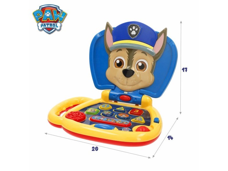 Играчка компютър The Paw Patrol английски език 20 x 17 x 14 cm Многоцветен (4 броя)