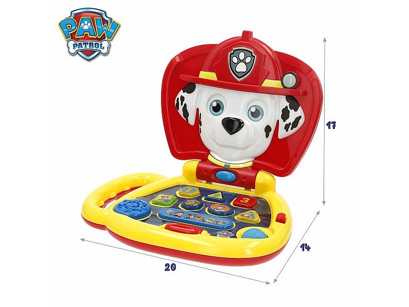 Играчка компютър The Paw Patrol английски език 20 x 17 x 14 cm Многоцветен (4 броя)