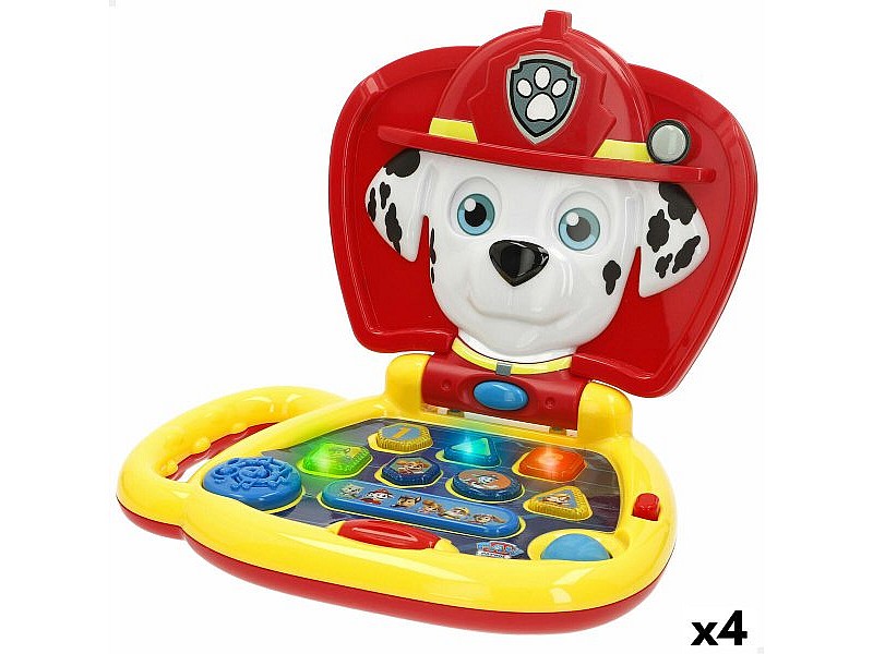 Играчка компютър The Paw Patrol английски език 20 x 17 x 14 cm Многоцветен (4 броя)