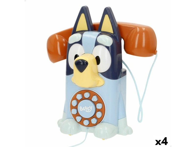 Играчка Телефон Bluey Пластмаса 16 x 18 x 8 cm (4 броя)