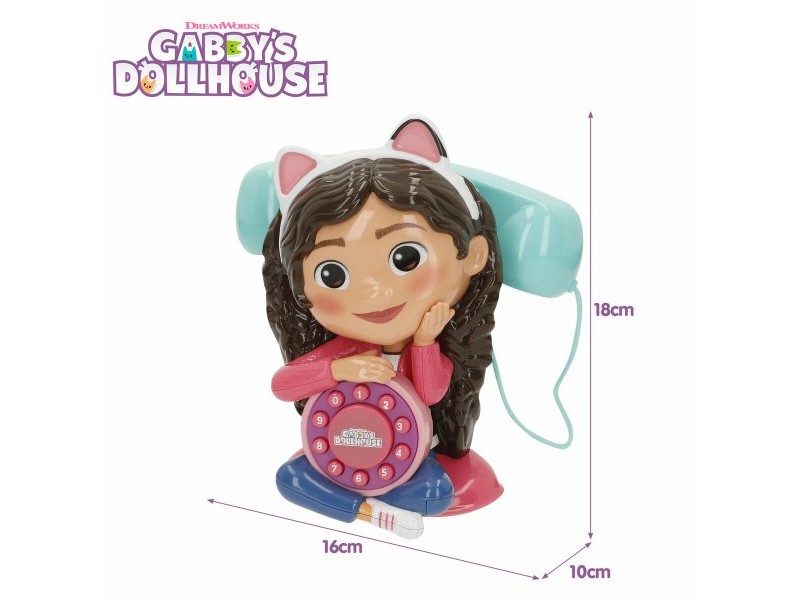 Играчка Телефон Gabby's Dollhouse 16 x 18 x 10 cm (4 броя)