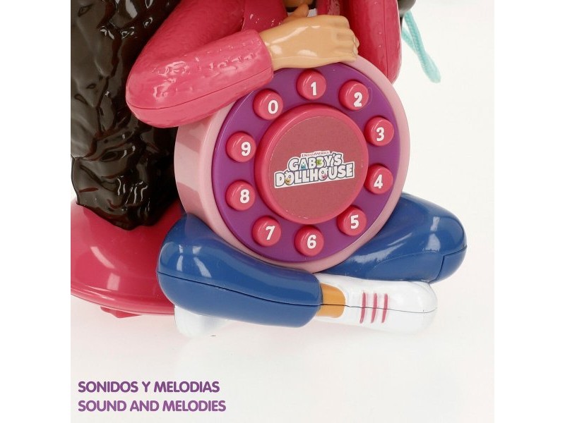 Играчка Телефон Gabby's Dollhouse 16 x 18 x 10 cm (4 броя)