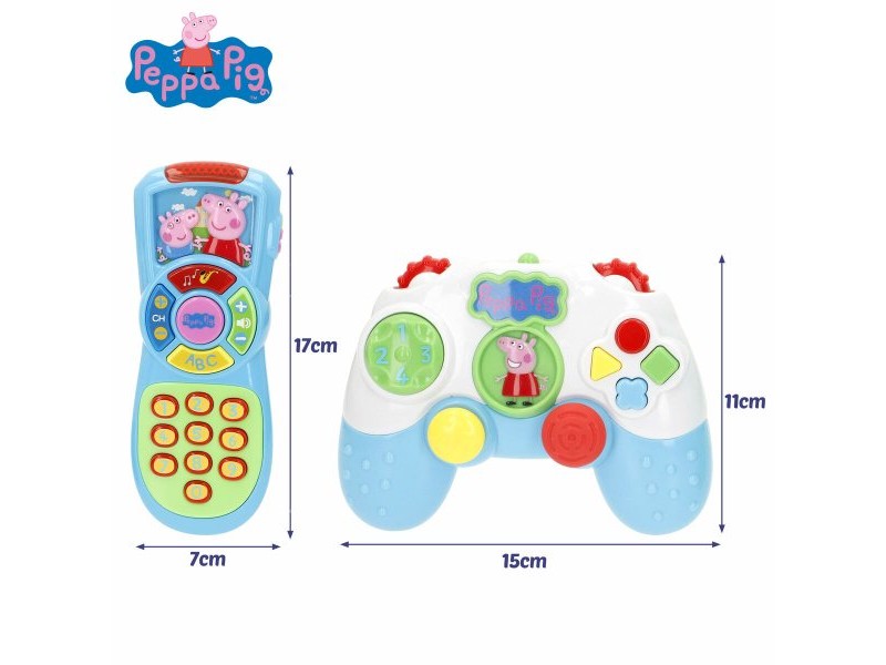 Образователен Телефон Peppa Pig 15 x 11 x 5 cm (4 броя)
