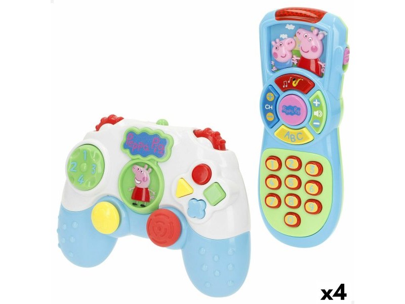 Образователен Телефон Peppa Pig 15 x 11 x 5 cm (4 броя)