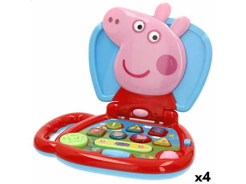 Играчка компютър Peppa Pig английски език 20 x 17 x 14 cm Многоцветен (4 броя)