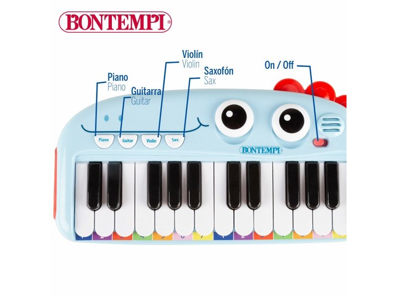 Образователно Пиано за Обучение Bontempi Dino 30 x 4 x 14 cm (4 броя)