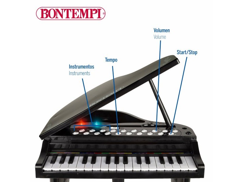 Образователно Пиано за Обучение Bontempi 40 x 62 x 33 cm (2 броя)