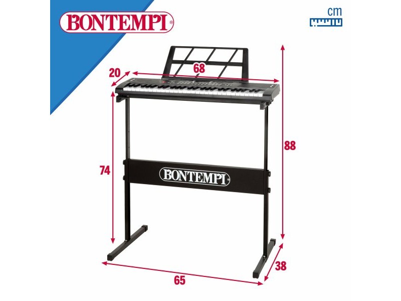 Електронно Пиано Bontempi 68 x 88 x 38 cm (2 броя)