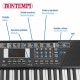 Електронно Пиано Bontempi 75 x 20 x 22 cm (2 броя)