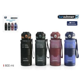 Бутилка за вода Bewinner 800 ml 8 x 28,3 cm (12 броя)