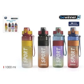 Бутилка за вода Bewinner 1 L 7,8 x 28 cm (12 броя)