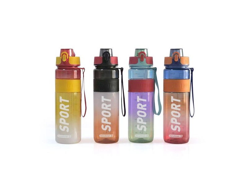 Бутилка за вода Bewinner 1 L 7,8 x 28 cm (12 броя)