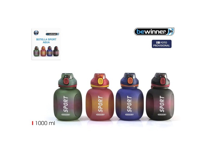 Бутилка за вода Bewinner 1 L 10 x 17 cm (12 броя)