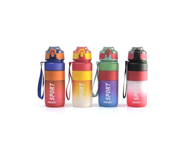 Бутилка за вода Bewinner Многоцветен 0,75 L 7,6 x 27,5 cm (12 броя)