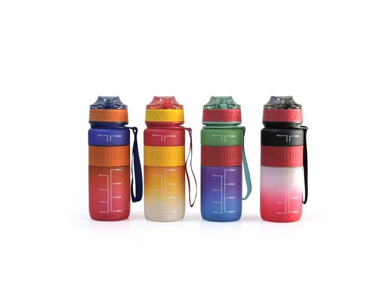 Бутилка за вода Bewinner Многоцветен 0,75 L 7,6 x 27,5 cm (12 броя)