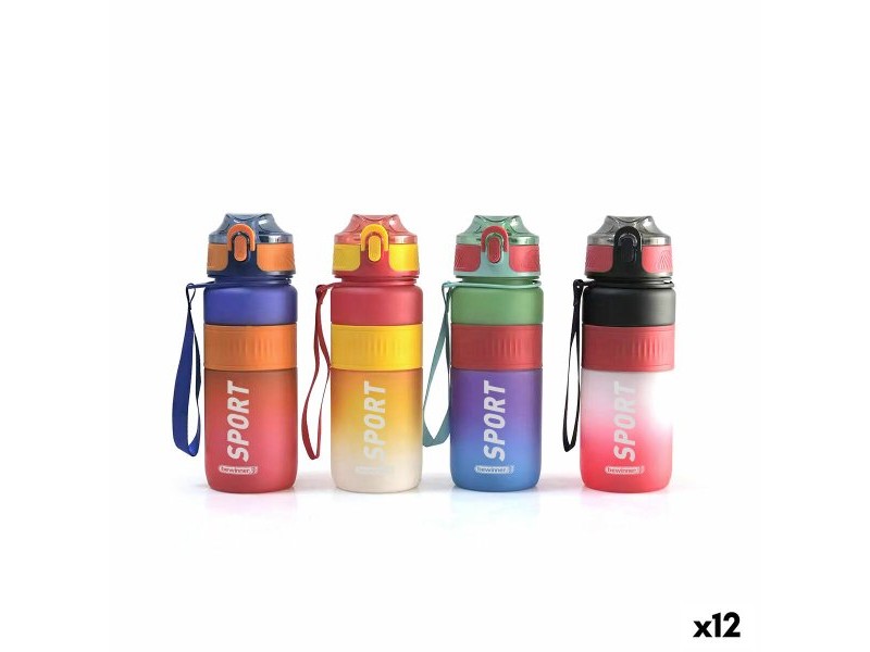 Бутилка за вода Bewinner Многоцветен 0,75 L 7,6 x 27,5 cm (12 броя)