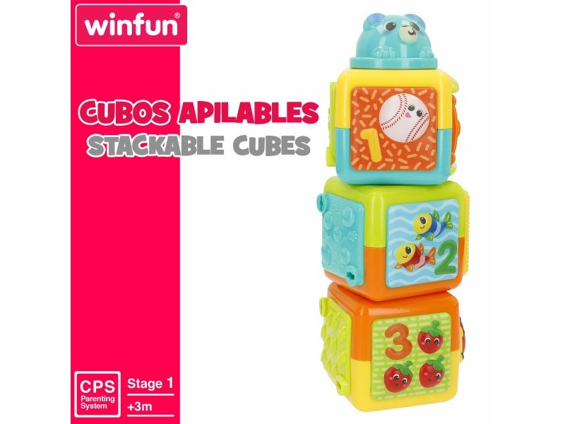 Блокчета за Подреждане Winfun 8,5 X 25 X 8,5 CM (6 броя)