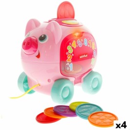 Играчка за дърпане Winfun 17 x 16 x 13 cm (4 броя)