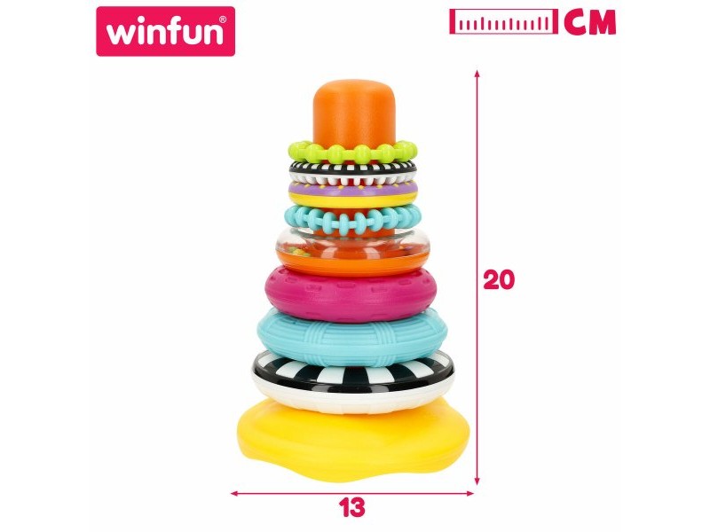 Блокчета за Подреждане Winfun 13 x 20 x 13 cm (6 броя)