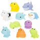 Комплект Животни за Баня Winfun 6 X 4,5 X 8 CM 4 броя