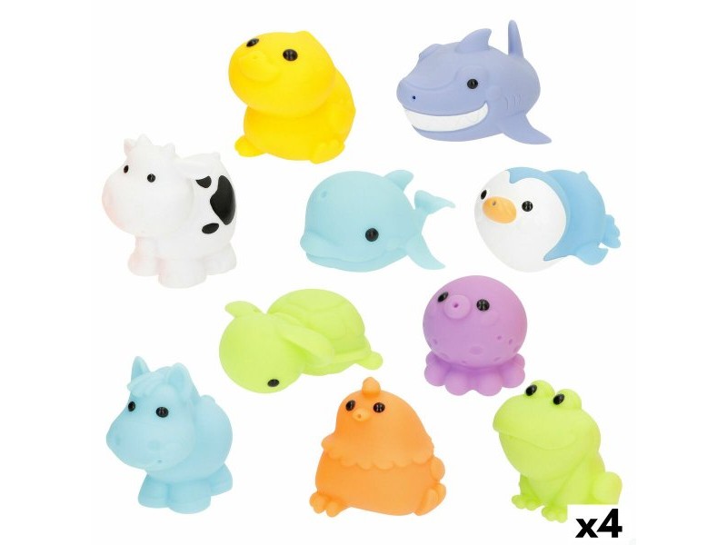 Комплект Животни за Баня Winfun 6 X 4,5 X 8 CM 4 броя