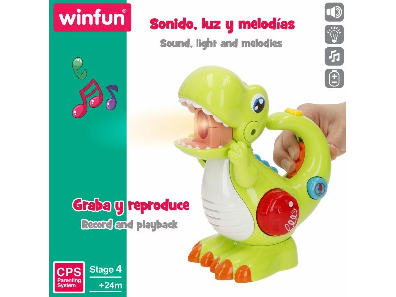 Интерактивна Играчка за Бебе Winfun 15 x 16 x 9 cm (12 броя)