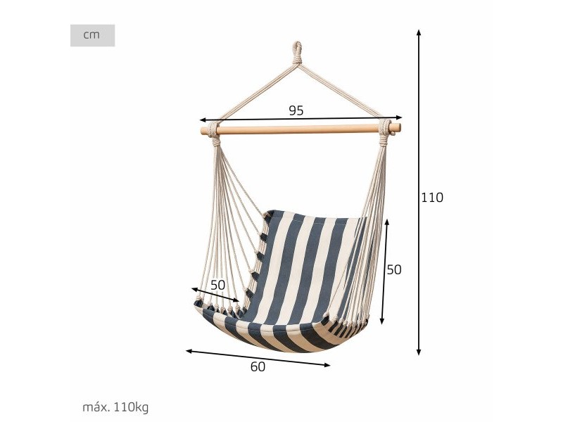 Висящ хамак Aktive 95 X 110 X 50 CM (2 броя) Висящ хамак Aktive 95 X 110 X 50 CM (2 броя)
