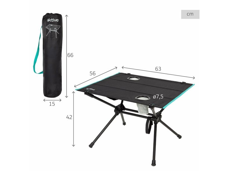 Сгъваема масичка Aktive 63 X 42 X 56 CM (2 броя)