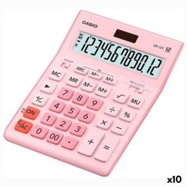 Калкулатор Casio Розов (10 броя)
