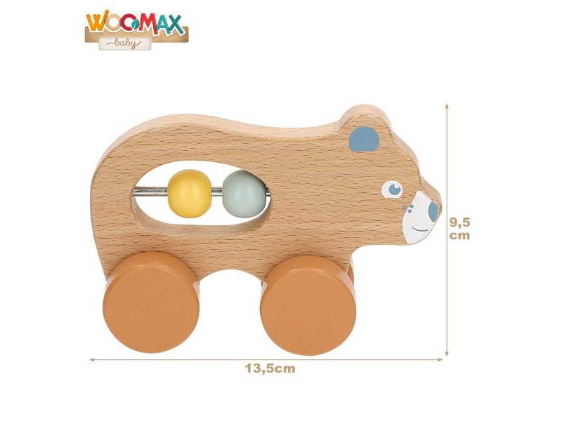 Комплект дрънкалки Woomax 13,5 X 9,5 X 4,5 CM (4 броя)