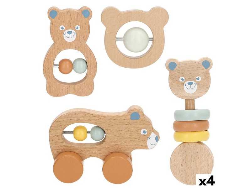Комплект дрънкалки Woomax 13,5 X 9,5 X 4,5 CM (4 броя)