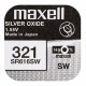 Акумулаторна батерия Maxell SR616SW 321 1,55 V Батерии алкален тип бутон