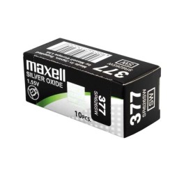 Акумулаторна батерия Maxell SR626SW 377 1,55 V Батерии алкален тип бутон