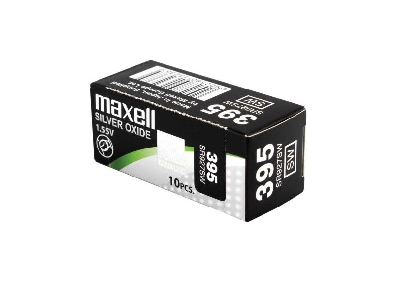 Батерии алкален тип бутон Maxell SR0927SW 395 1,55 V Батерии алкален тип бутон