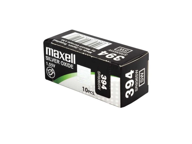 Батерии алкален тип бутон Maxell SR0936SW 394 1,55 V Батерии алкален тип бутон
